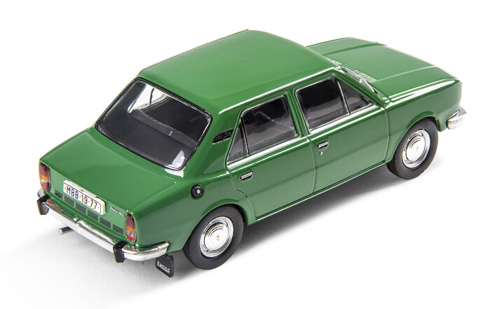Škoda 105L (1977) Modellfahrzeug, 1:43, dunkelgrün 