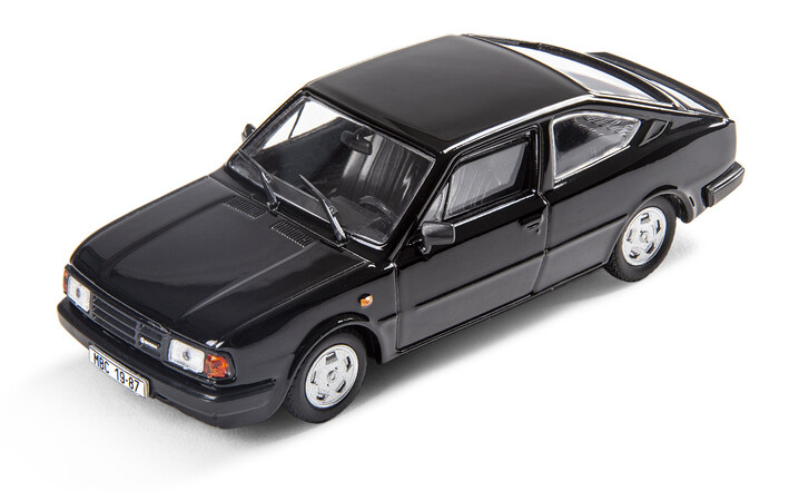 Škoda Rapid 136L (1987) Modellfahrzeug, 1:43, schwarz