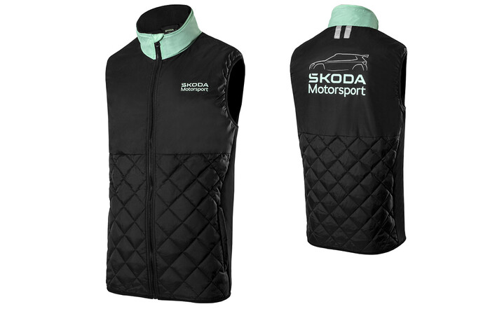 Škoda Motorsport Herren Steppweste, Gr. XL