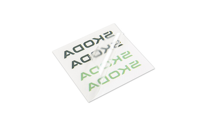 Škoda Klebetattoos, 4 Stück