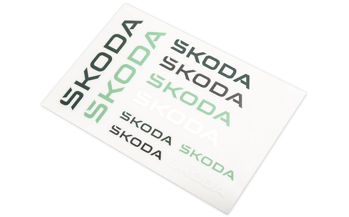 Škoda Stickerset, 10 Stück