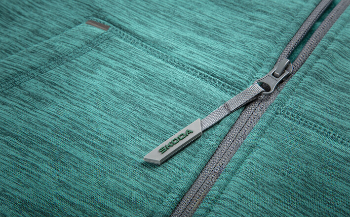 Škoda Damen Sweatshirt, emerald green, Gr. XS