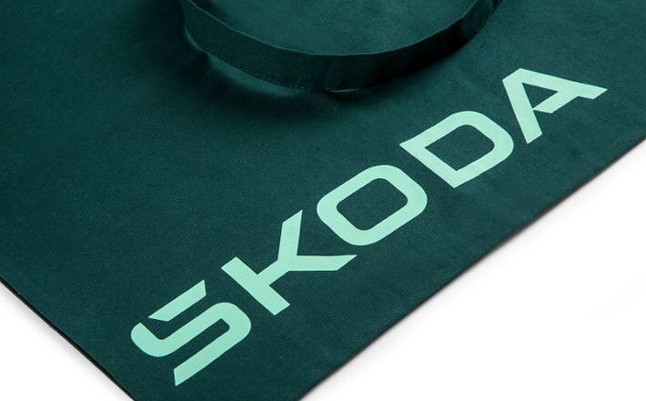 Škoda Textil-Tragetasche, emerald green