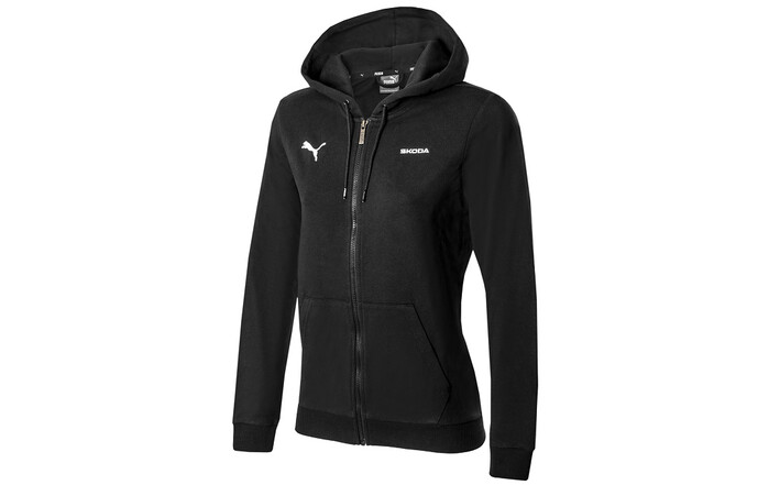 Škoda x Puma Sweatjacke, Damen, schwarz, Gr. XS