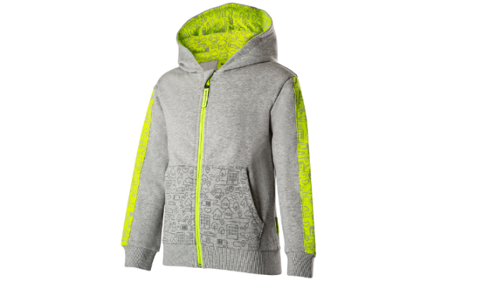 Škoda Sweatjacke, Kinder, grau melange, Gr. 98-104