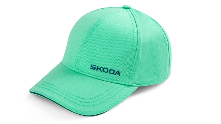Škoda Cap, electric green