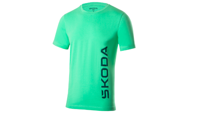 Škoda T-Shirt, Herren, electric green, Gr. S