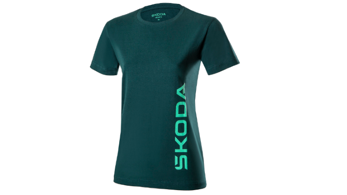 Škoda T-Shirt, Damen, emerald green, Gr. XS