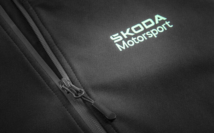 Škoda Motorsport Jacke, Herren, schwarz, Gr. S