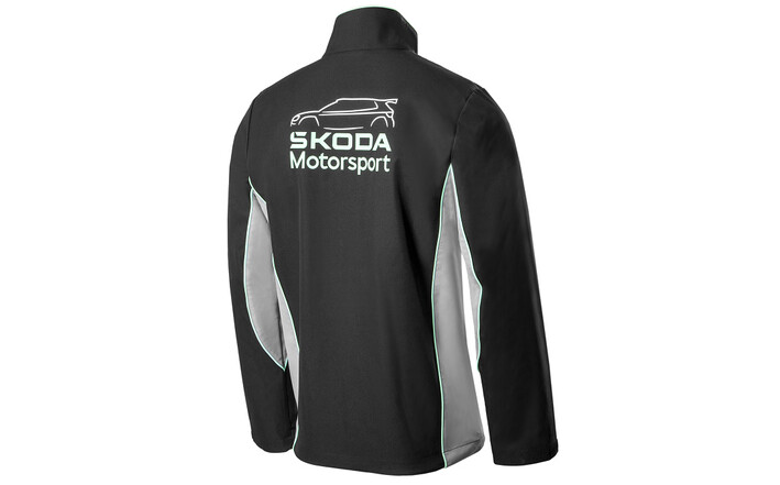Škoda Motorsport Jacke, Herren, schwarz, Gr. M