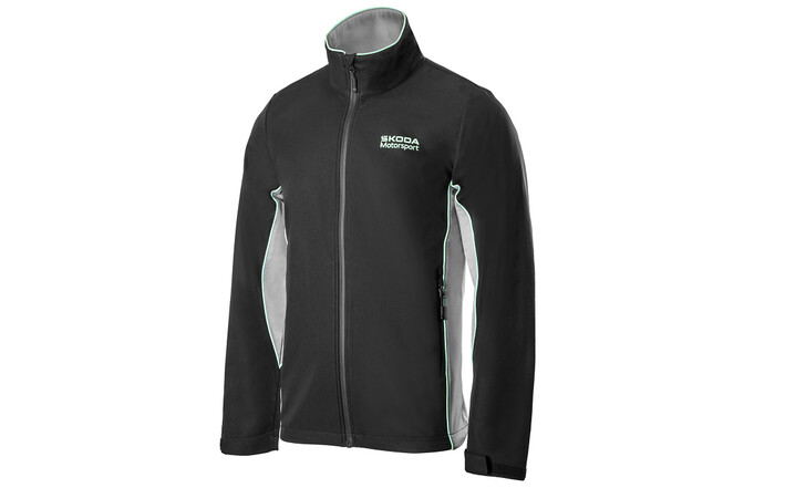 Škoda Motorsport Jacke, Herren, schwarz, Gr. L