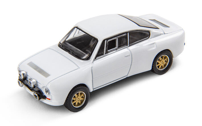 Škoda 130 RS Rallye-Modellfahrzeug Sammlerset, 1:64