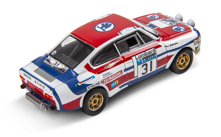 Škoda 130 RS Rallye-Modellfahrzeug Sammlerset, 1:64