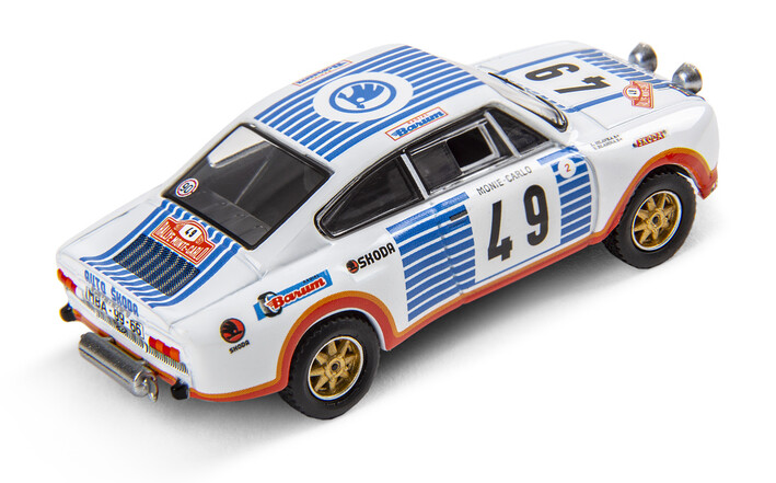 Škoda 130 RS Rallye-Modellfahrzeug Sammlerset, 1:64