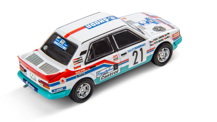 Škoda 130 LR Rallye-Modellfahrzeug Sammlerset, 1:64