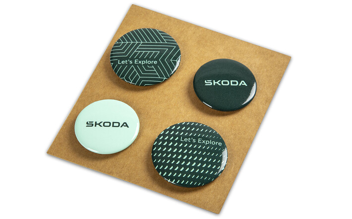 Škoda Badges-Set, 4-tlg. 