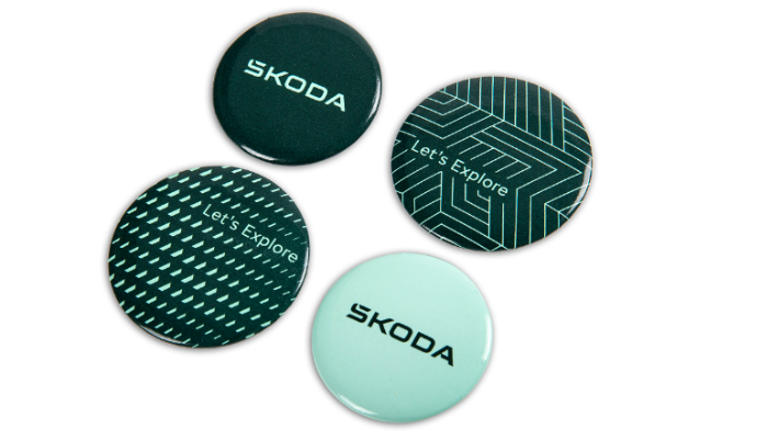 Škoda Badges-Set, 4-tlg. 