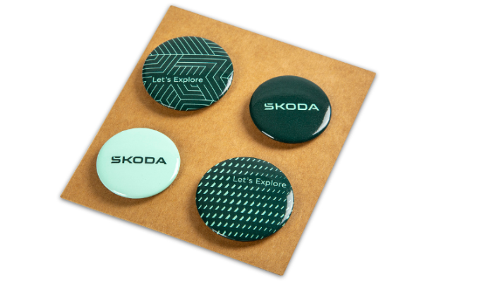 Škoda Badges-Set, 4-tlg. 