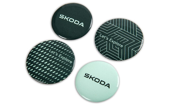 Škoda Badges-Set, 4-tlg. 