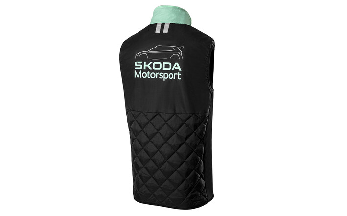 Škoda Motorsport Weste, Unisex, schwarz, Gr. XXL
