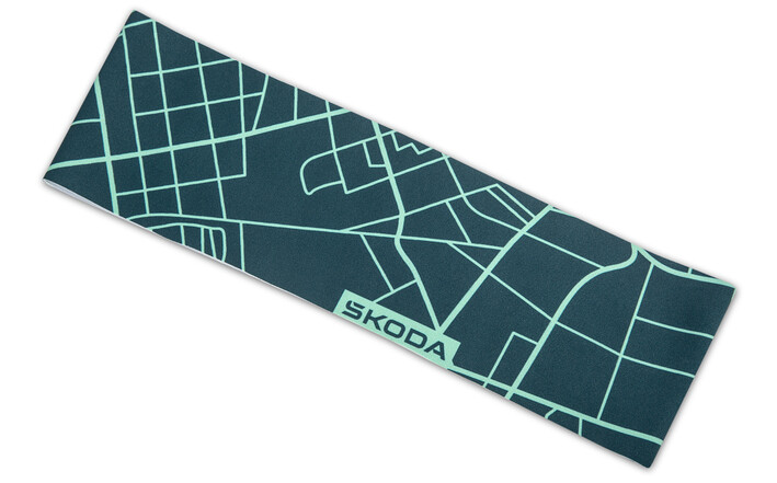 Škoda Stirnband, Unisex, emerald green/electric green