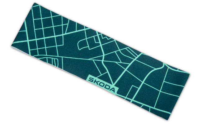 Škoda Stirnband, Unisex, emerald green/electric green