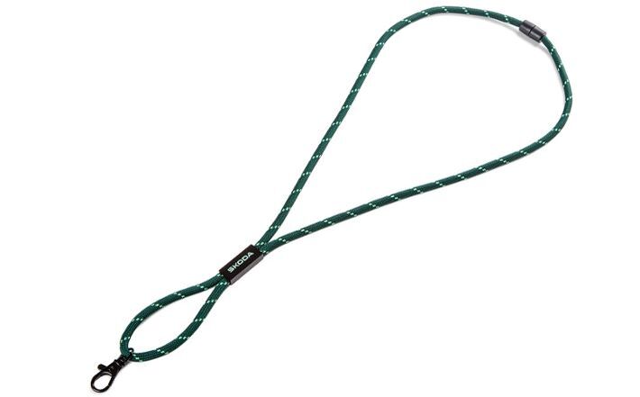 Škoda Lanyard, emerald green