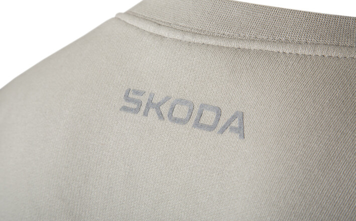 Škoda Unisex-Sweatshirt "130 Jahre", grau