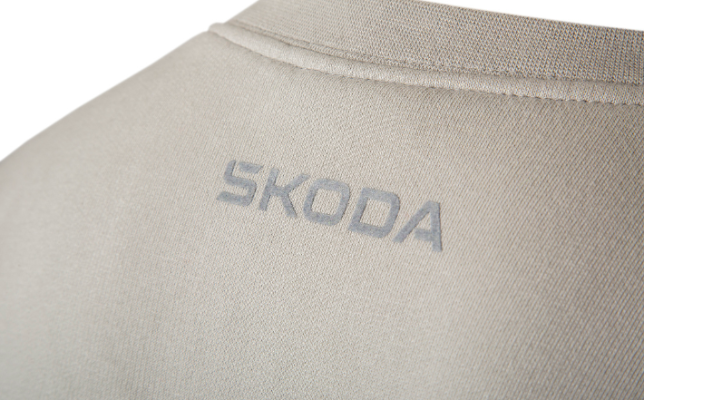 Škoda Unisex-Sweatshirt "130 Jahre", grau