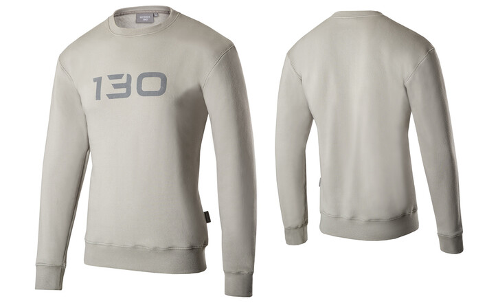 Škoda Unisex-Sweatshirt "130 Jahre", grau