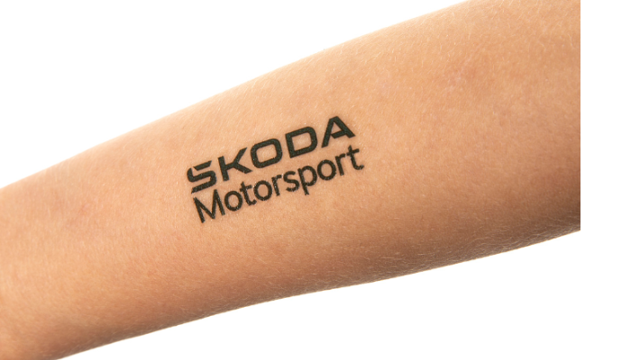 Škoda Motorsport Tattoos