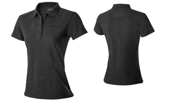 Škoda Damen Poloshirt, grau