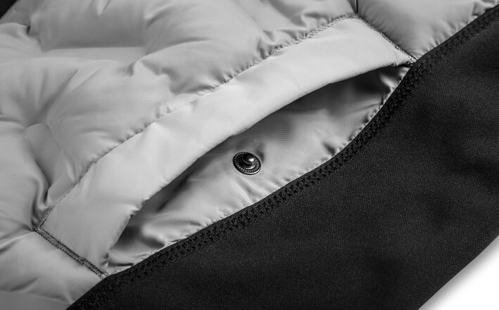 Škoda Herren Weste, grau/schwarz