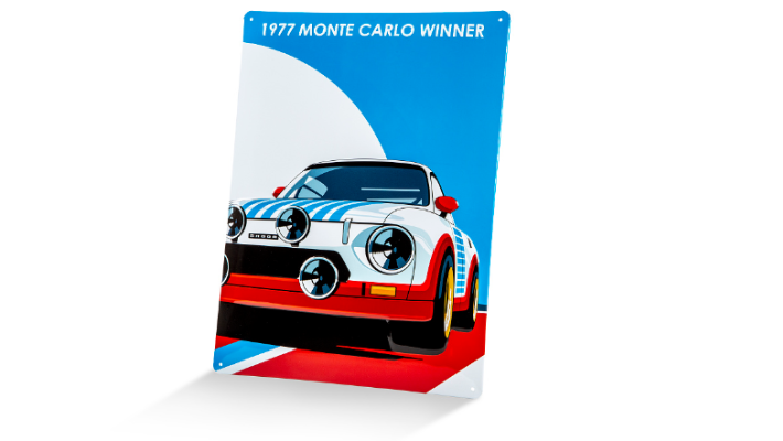 Škoda Blechschild "Icons RS 130"