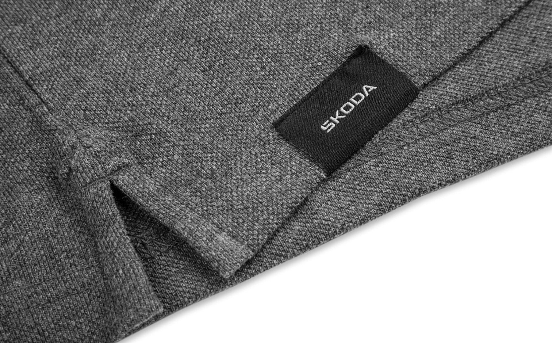 Škoda Poloshirt "Explorer", Herren, grau