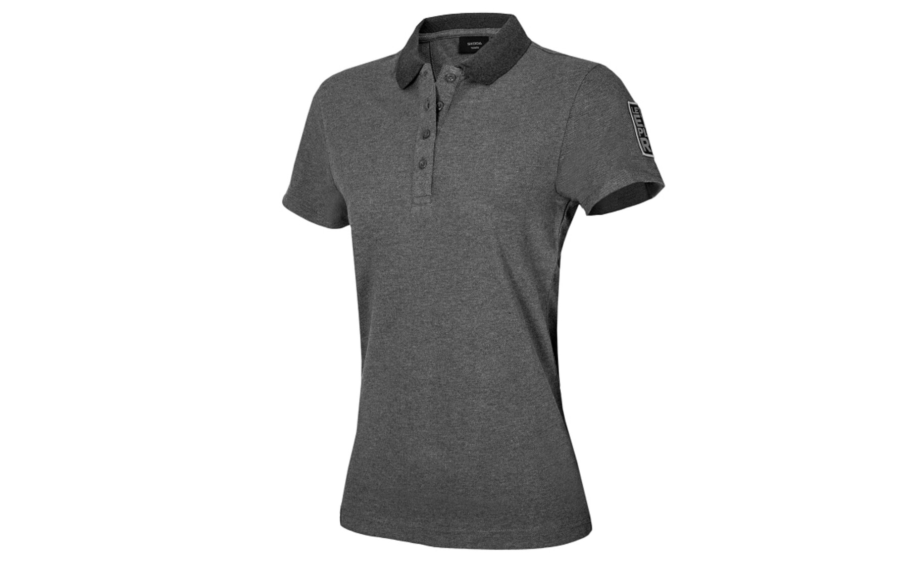 Škoda Poloshirt "Explorer", Damen, grau