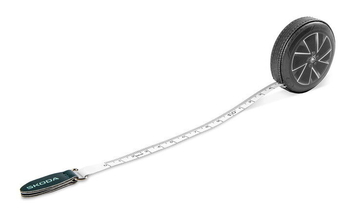 Škoda Maßband im Reifen-Design