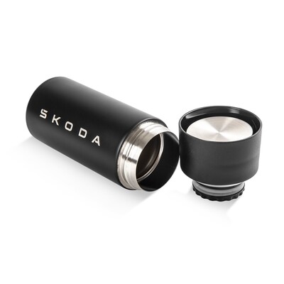 Škoda Thermobecher, 300 ml, schwarz