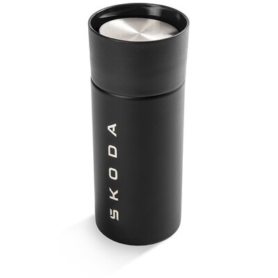 Škoda Thermobecher, 300 ml, schwarz